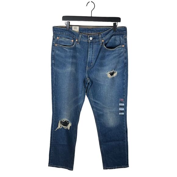 Men’s Levi’s 541 Athletic Taper Distressed Denim Jeans - Picture 1 of 7